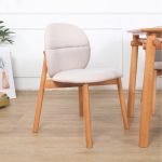 PIVOT Dining Chair-Light Walnut - Image 4