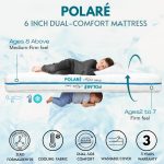 POLARE Kids 6 inch Dual-Comfort Mattress-2 Sizes - Image 4