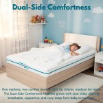 POLARE Kids 6 inch Dual-Comfort Mattress-2 Sizes - Image 3
