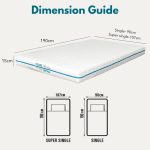 POLARE Kids 6 inch Dual-Comfort Mattress-2 Sizes - Image 10