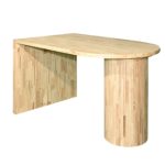 RAHAB 150cm Solid Wood Bar Table-Natural - Image 2