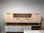 CATIA 180cm 2 Door 2 Drawers TV Cabinet-Natural - Image 3