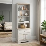 REGENT Display Cabinet - Oak+Ivory - Image 2