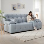 RENATA 3 Seater Sofa-Blue - Image 2