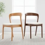 ROBY Wooden Dining Chair-Light Walnut - Image 3