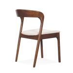 ROBY Wooden Dining Chair-Medium Brown - Image 6