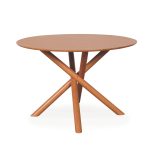 ROBY D120cm Round Table-Light Walnut - Image 5