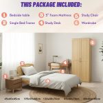 [Package] MITO Single Size 6 Pieces Bedroom Set - Image 3