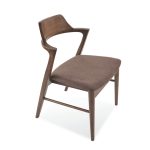 SOLEN Wooden Dining Chair-Medium Brown - Image 6