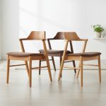 SOLEN Wooden Dining Chair-Light Walnut - Image 4