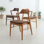 SOLEN Wooden Dining Chair-Light Walnut - Image 3