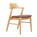 SOLEN 4 Seater Dining Set-Beech - Image 8