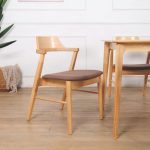 SOLEN 4 Seater Dining Set-Beech - Image 3