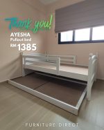 AYESHA Pullout Bed With Guard Rail-2 Sizes - Image 5