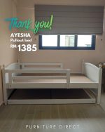 AYESHA Pullout Bed With Guard Rail-2 Sizes - Image 6