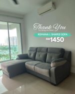 ROMANA L Shaped Pet Friendly Sofa-Grey - Image 8