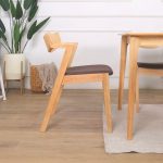 THERESE 4 Seater Dining Set-Beech - Image 7