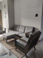 OROZCO 123 Seater Sofa Set-Walnut - Image 8