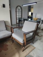 OROZCO 123 Seater Sofa Set-Walnut - Image 10