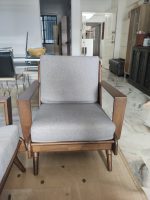 OROZCO 123 Seater Sofa Set-Walnut - Image 11