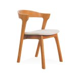UMMA Wooden Dining Chair-Beech - Image 4
