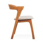 UMMA Wooden Dining Chair-Beech - Image 3