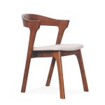 UMMA Wooden Dining Chair-Medium Brown - Image 8