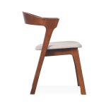 UMMA Wooden Dining Chair-Medium Brown - Image 7