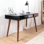 WESLEY 110cm Study Desk-Black - Image 3