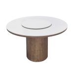 WINSOME D135cm Round Table-Walnut - Image 2