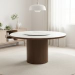 WINSOME D135cm Round Table-Walnut