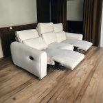 SONNY 3 Seater Pet Friendly Recliner Sofa-Beige - Image 5