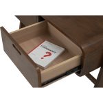 ALWINA 100cm 2 Drawers Console Table-Cocoa - Image 9
