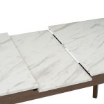 FOLT 120+30cm Melamine Top Extension Table-Cocoa - Image 8