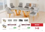 THIERRY Sintered Stone 8 Seater Dining Set - Image 3