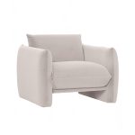 HOGEN 1 Seater Sofa-Mist Grey - Image 3