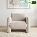 HOGEN 1 Seater Sofa-Mist Grey