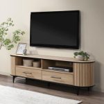 STASIA 180cm TV Cabinet-Oak - Image 2