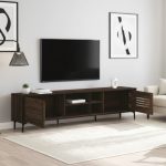 AJAX 180cm TV Cabinet-Walnut - Image 3
