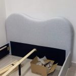 ALUNA Queen & King Cloud Shaped 4 Drawers Storage Bed-Grey - Image 7