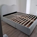 ALUNA Queen & King Cloud Shaped 4 Drawers Storage Bed-Grey - Image 6