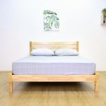 ANJU Queen Size Wooden Bed Frame-Natural - Image 8
