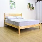 ANJU Queen Size Wooden Bed Frame-Natural - Image 7
