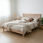 BEKKA Queen Size Wooden Bed Frame-Natural - Image 2