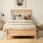 BEKKA Single Size Wooden Bed Frame-Natural