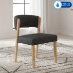 BROSON Water repellent Dining Chair-Natural