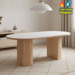 BROSON 180cm Sintered Stone Dining Table-Natural
