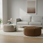 BUFEY D80cm Pouf-2 Colors