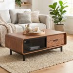 CORALINE 120cm Coffee Table-Walnut