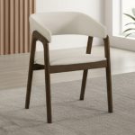 NELSON Solid Wood Dining Chair-Walnut